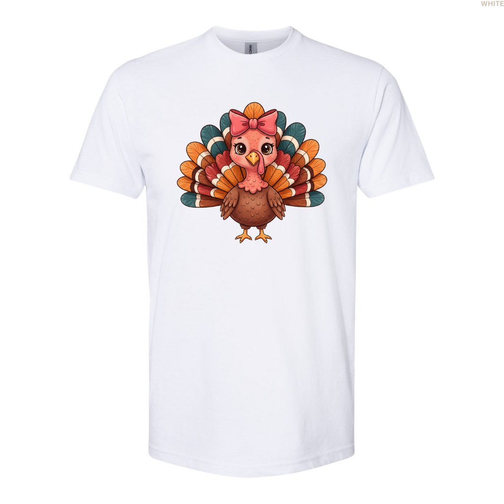 Turkey with a Bow Tee