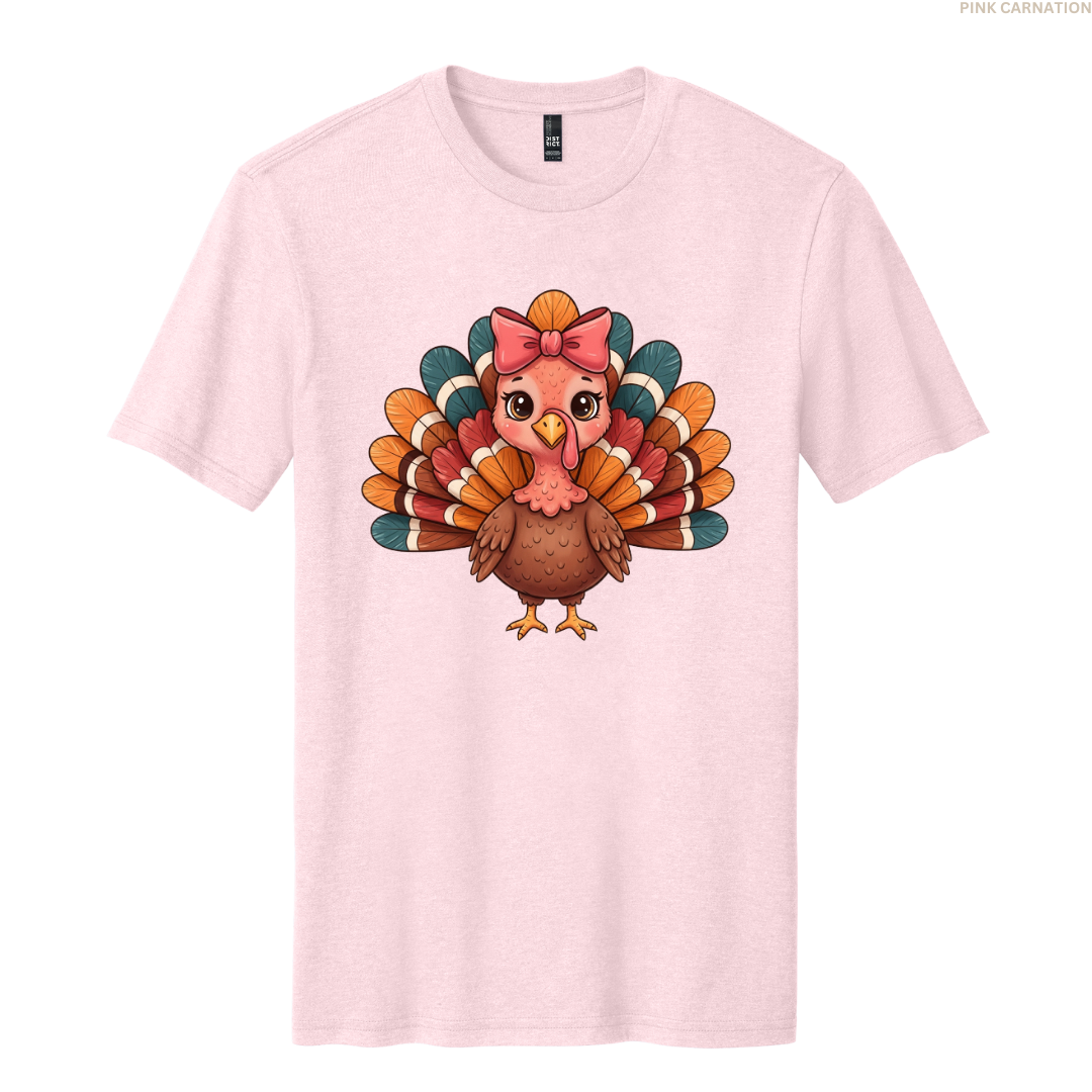 Turkey with a Bow Tee