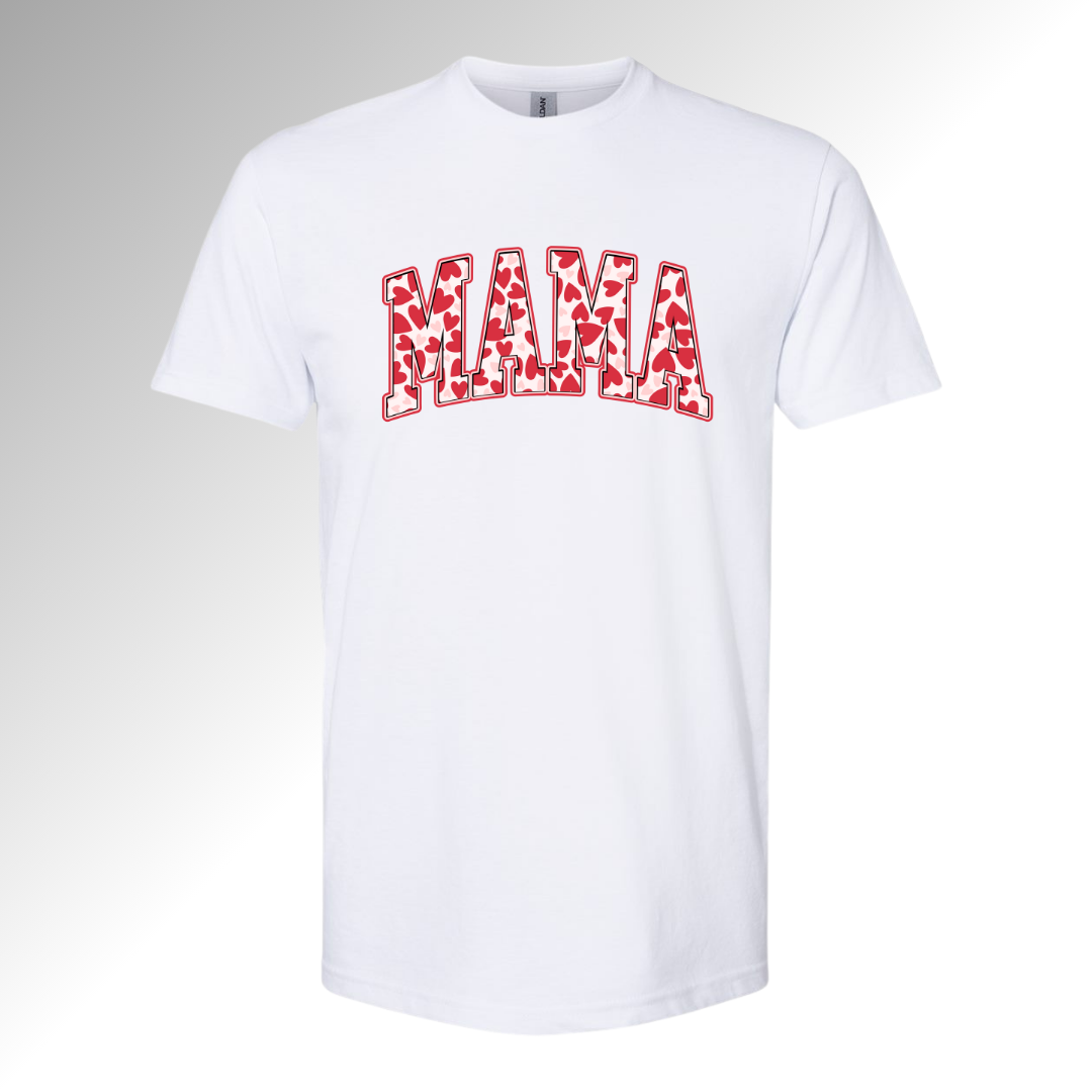 Mama Hearts Valentine Sweatshirt | Cute Mom Love Graphic Crewneck