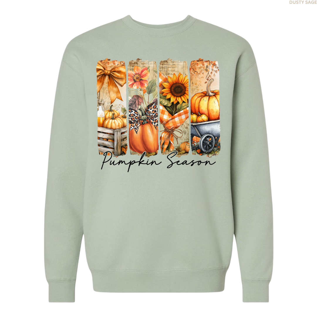 Pumpkin Season Harvest Crewneck Sweatshirt