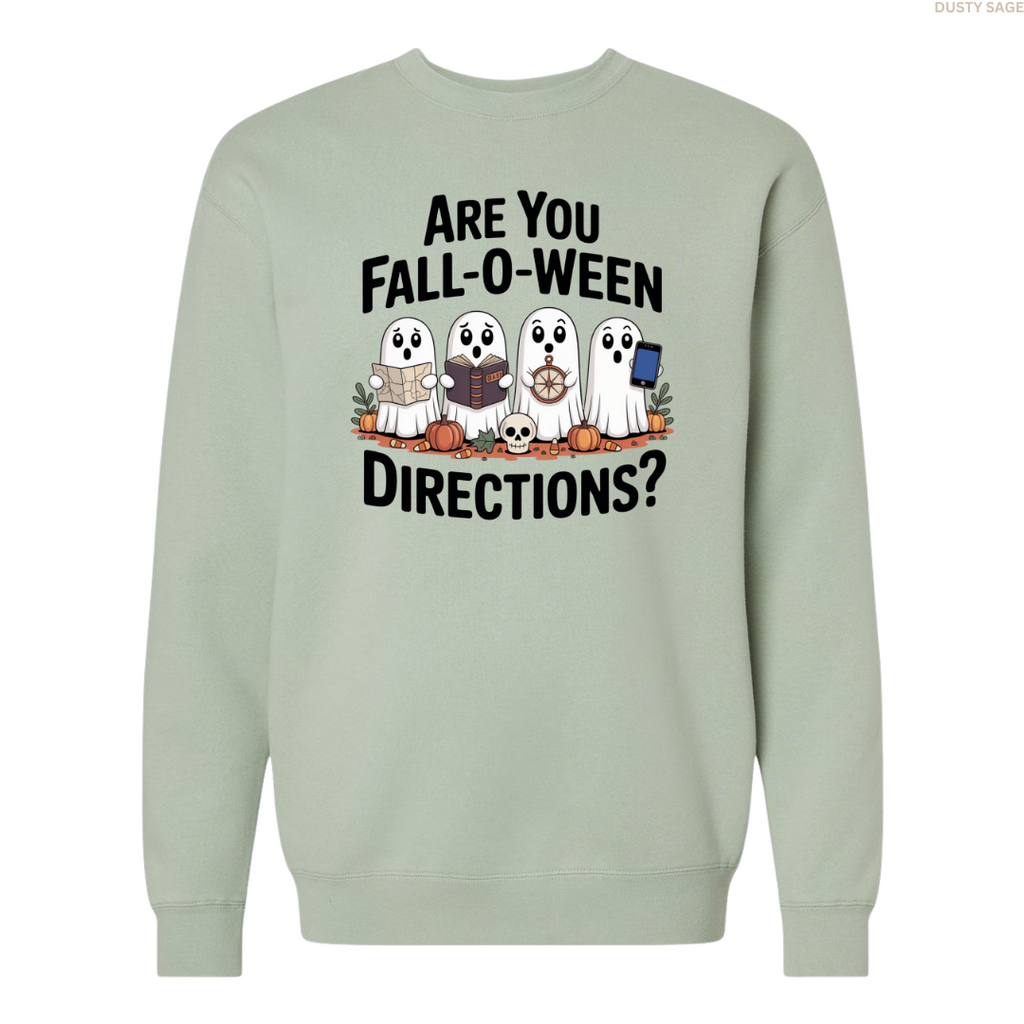 Are You Fall-O-Ween Directions? Crewneck Sweatshirt