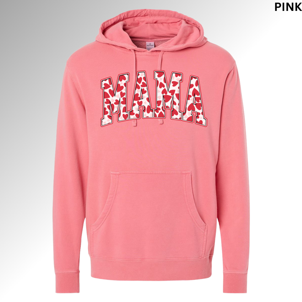 Mama Hearts Valentine Sweatshirt | Cute Mom Love Graphic Crewneck