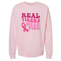 Real Tigers Wear Pink Crewneck