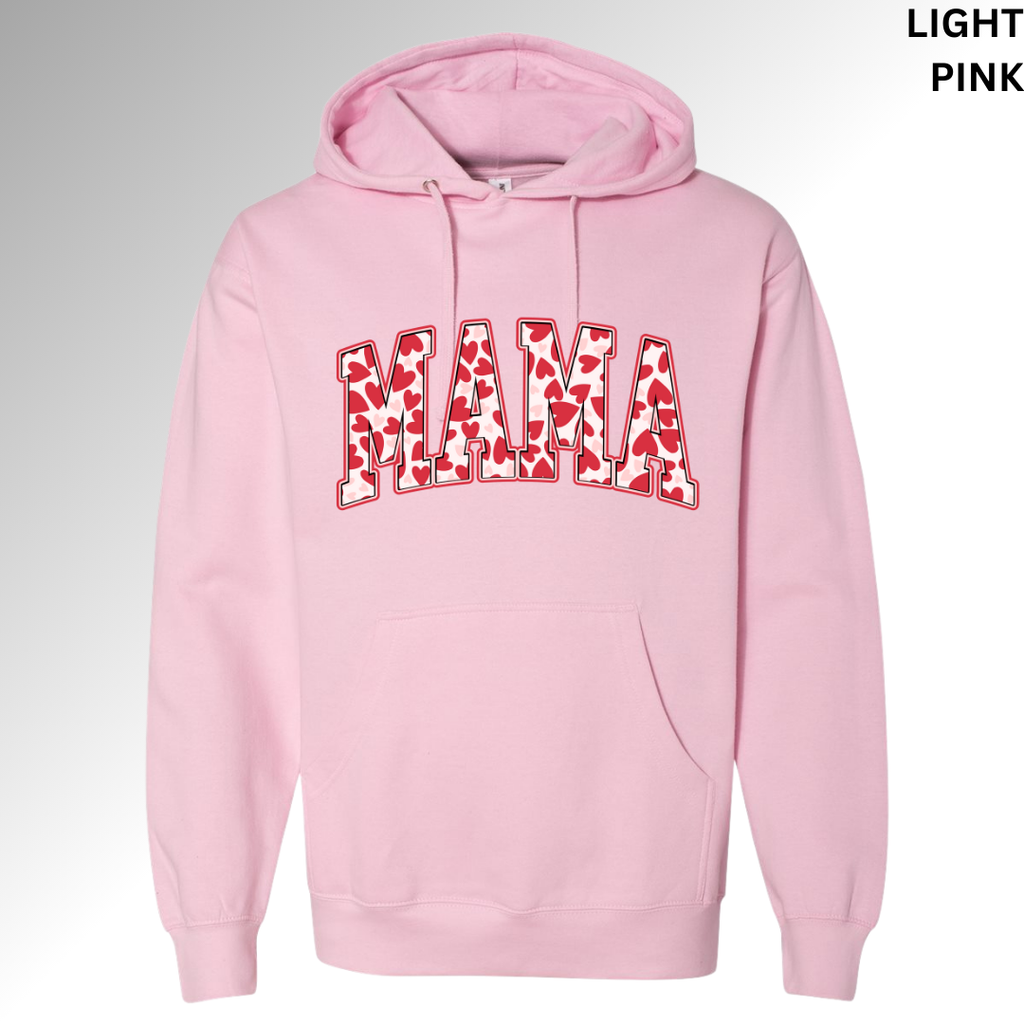 Mama Hearts Valentine Sweatshirt | Cute Mom Love Graphic Crewneck