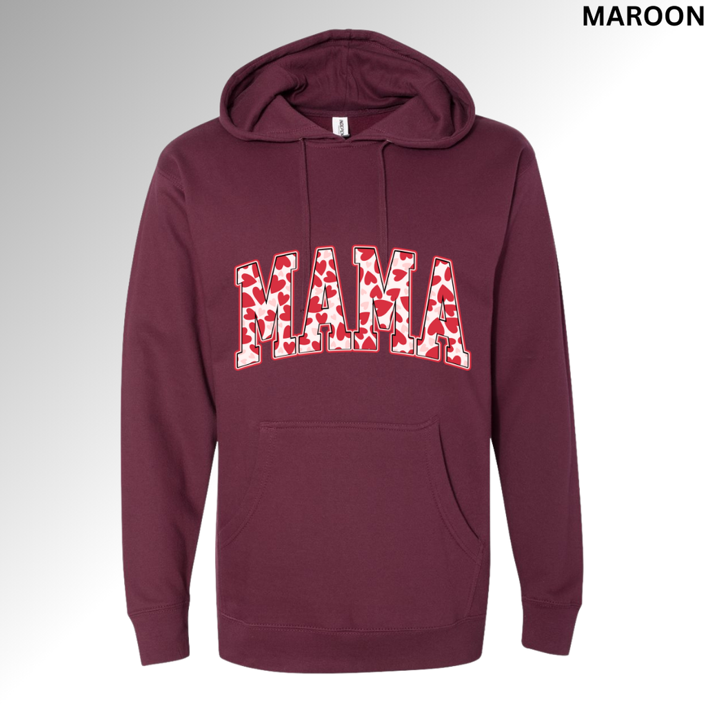Mama Hearts Valentine Sweatshirt | Cute Mom Love Graphic Crewneck