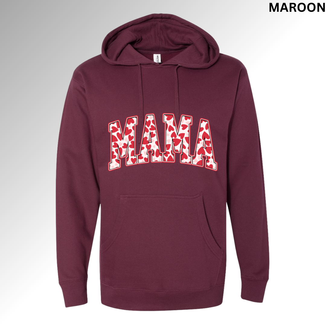 Mama Hearts Valentine Sweatshirt | Cute Mom Love Graphic Crewneck