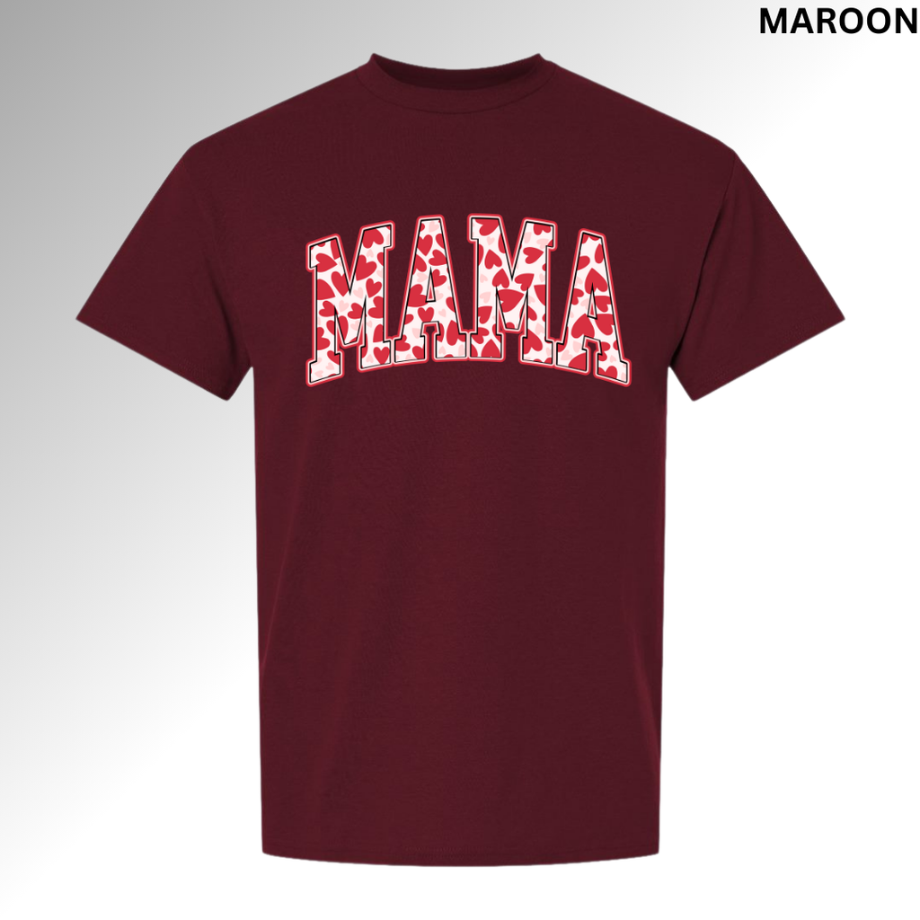 Mama Hearts Valentine Sweatshirt | Cute Mom Love Graphic Crewneck