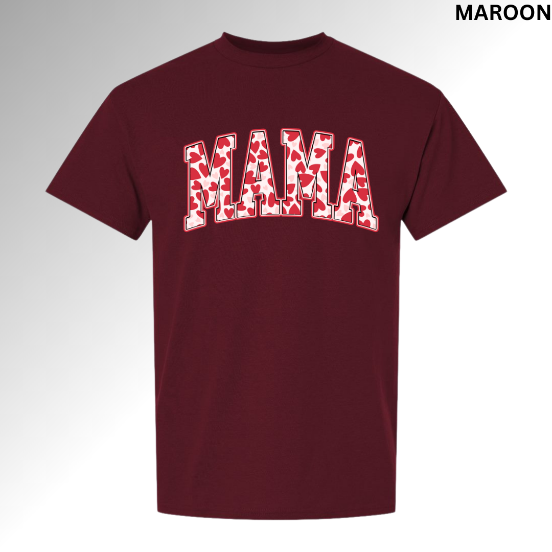 Mama Hearts Valentine Sweatshirt | Cute Mom Love Graphic Crewneck