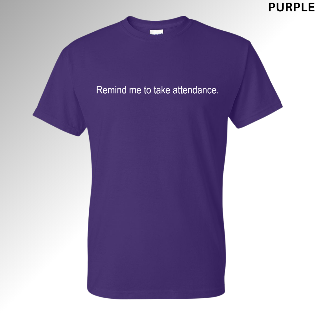 Remind Me To Take Attendance