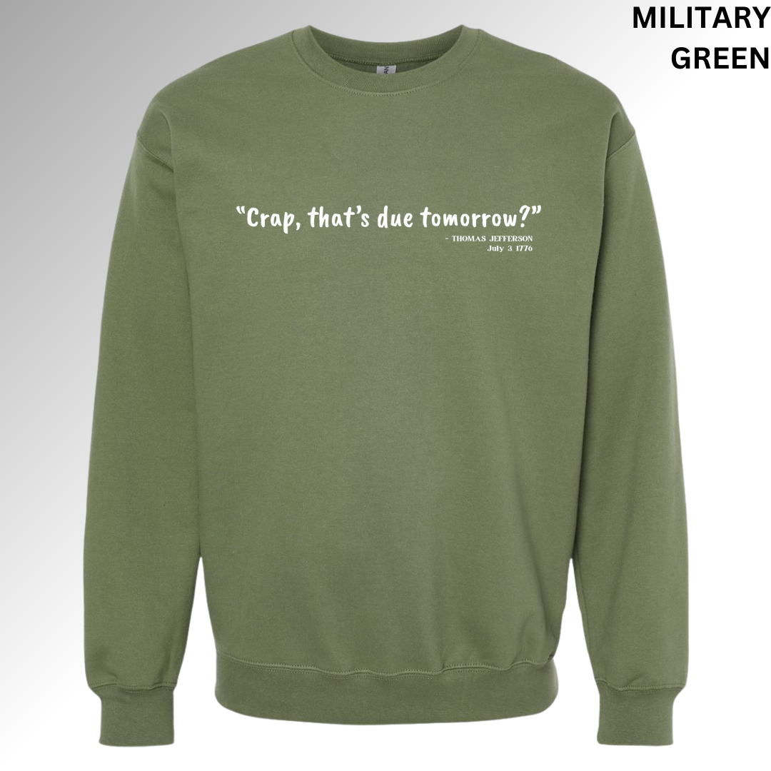 Crap, That's Due Tomorrow?