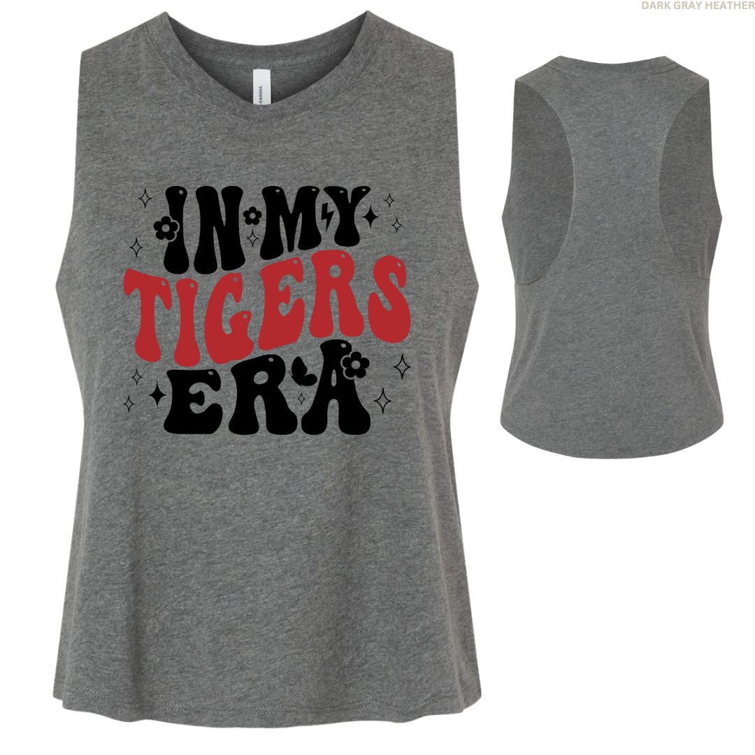 In My Tigers Era Women's Cropped Racerback Tank