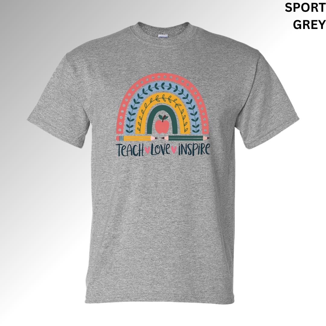 Rainbow Teach Love Inspire