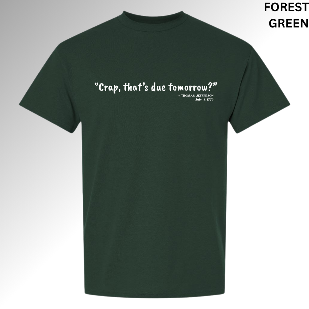 Crap, That's Due Tomorrow?