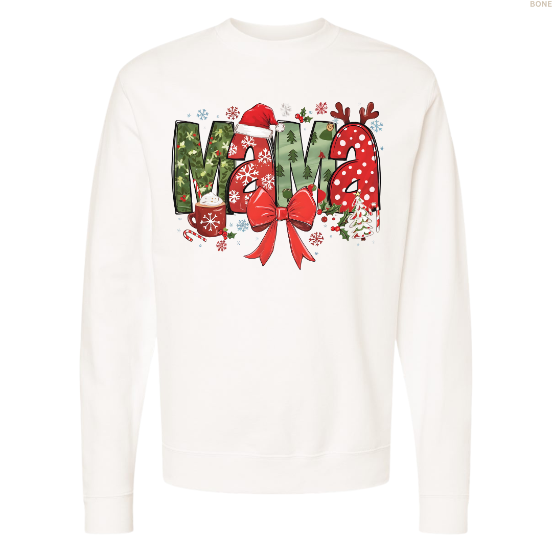 Mama Festive Unisex Crewneck Sweatshirt