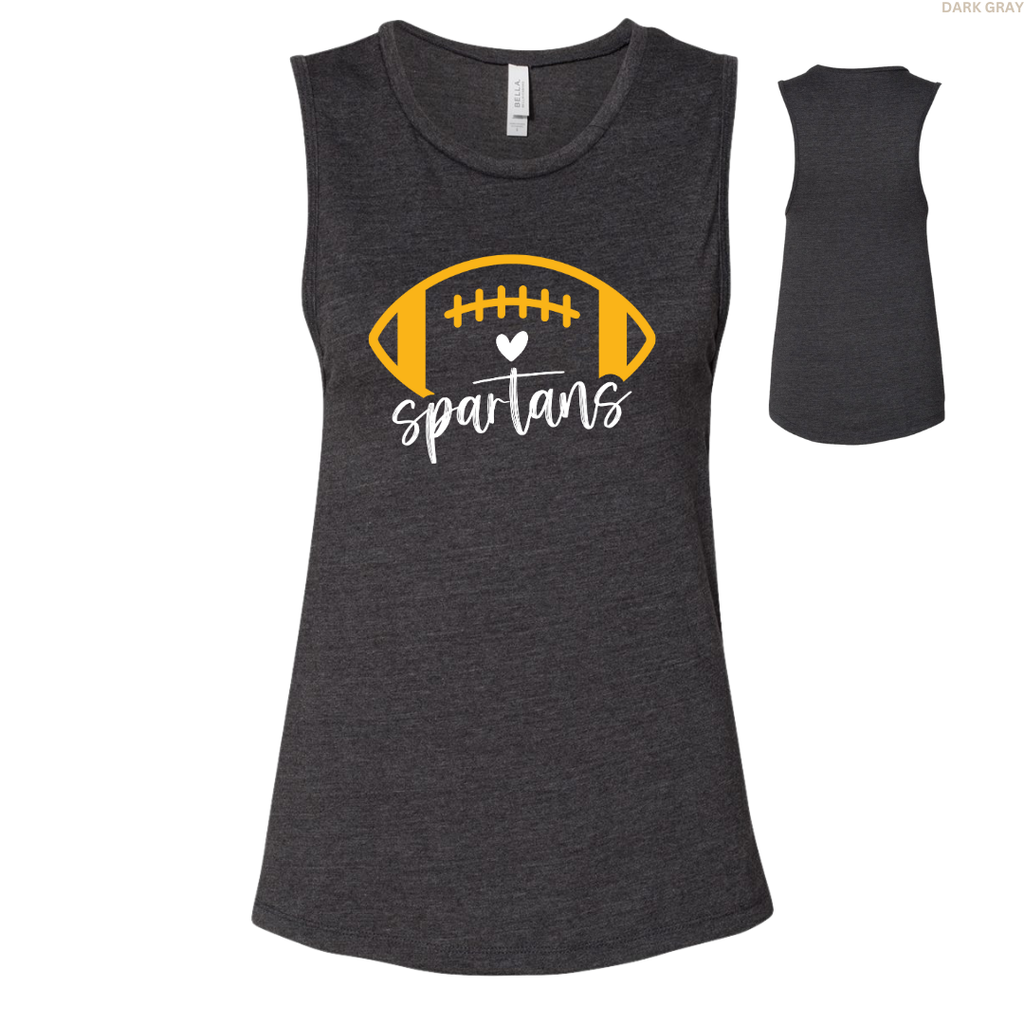 Spartans Football Women's Muscle Tank
