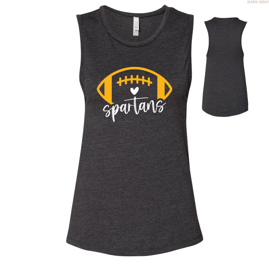 Spartans Football Women's Muscle Tank