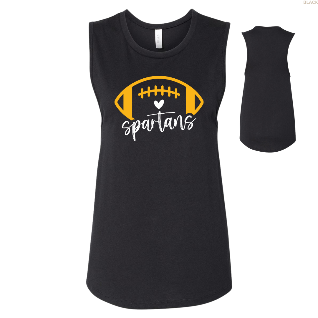 Spartans Football Women's Muscle Tank