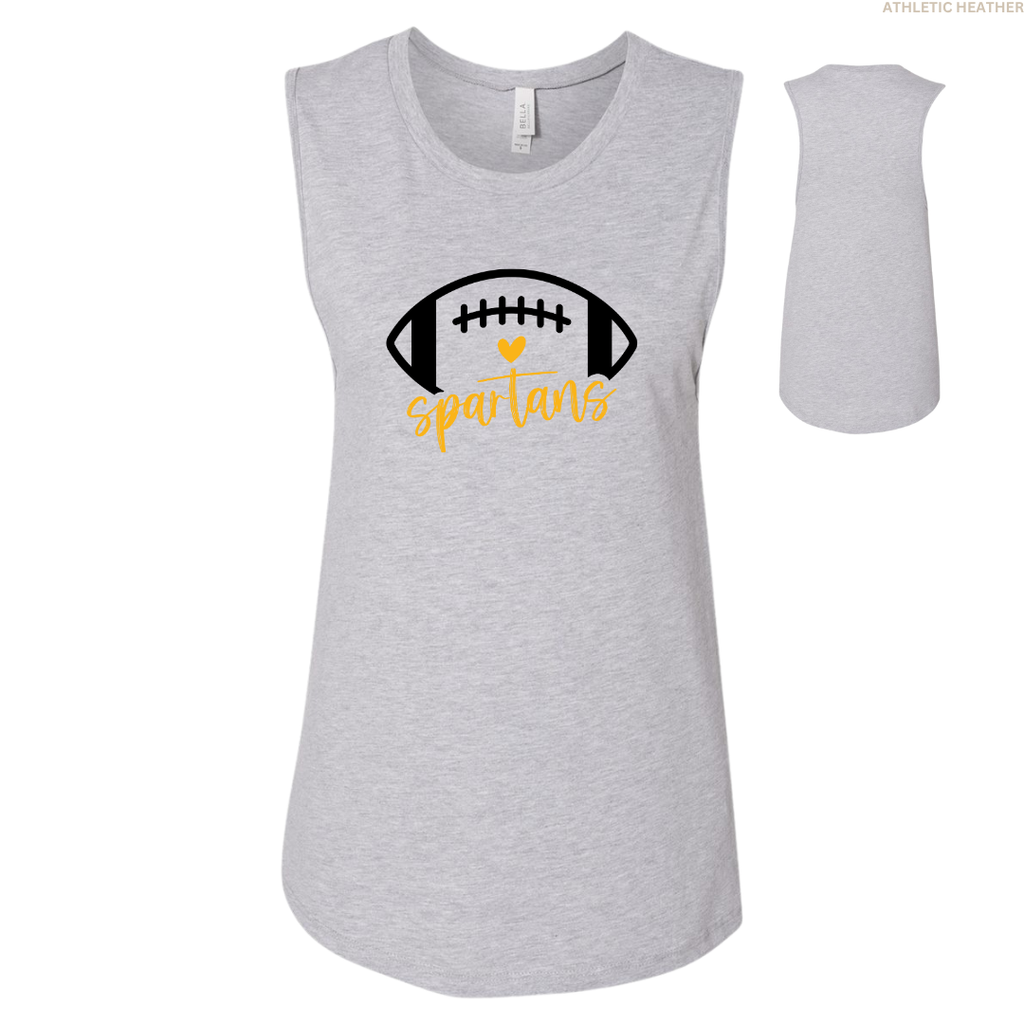 Spartans Football Women's Muscle Tank