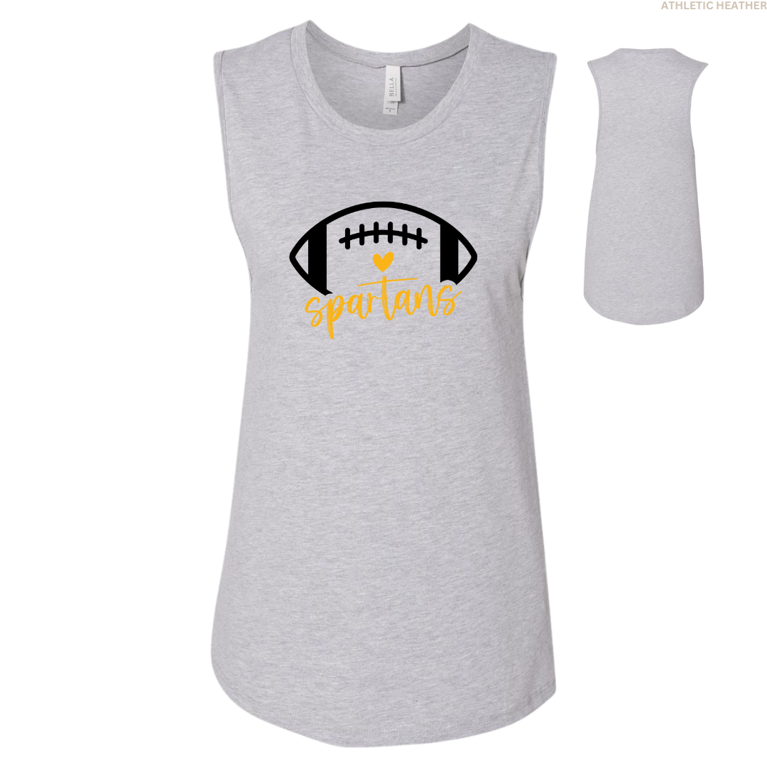 Spartans Football Women's Muscle Tank