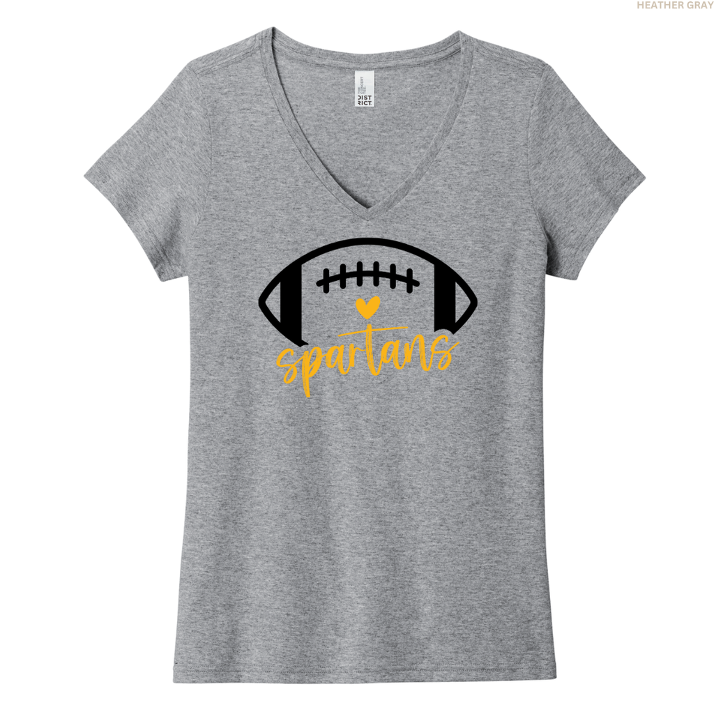 Spartans Football Women's V-neck