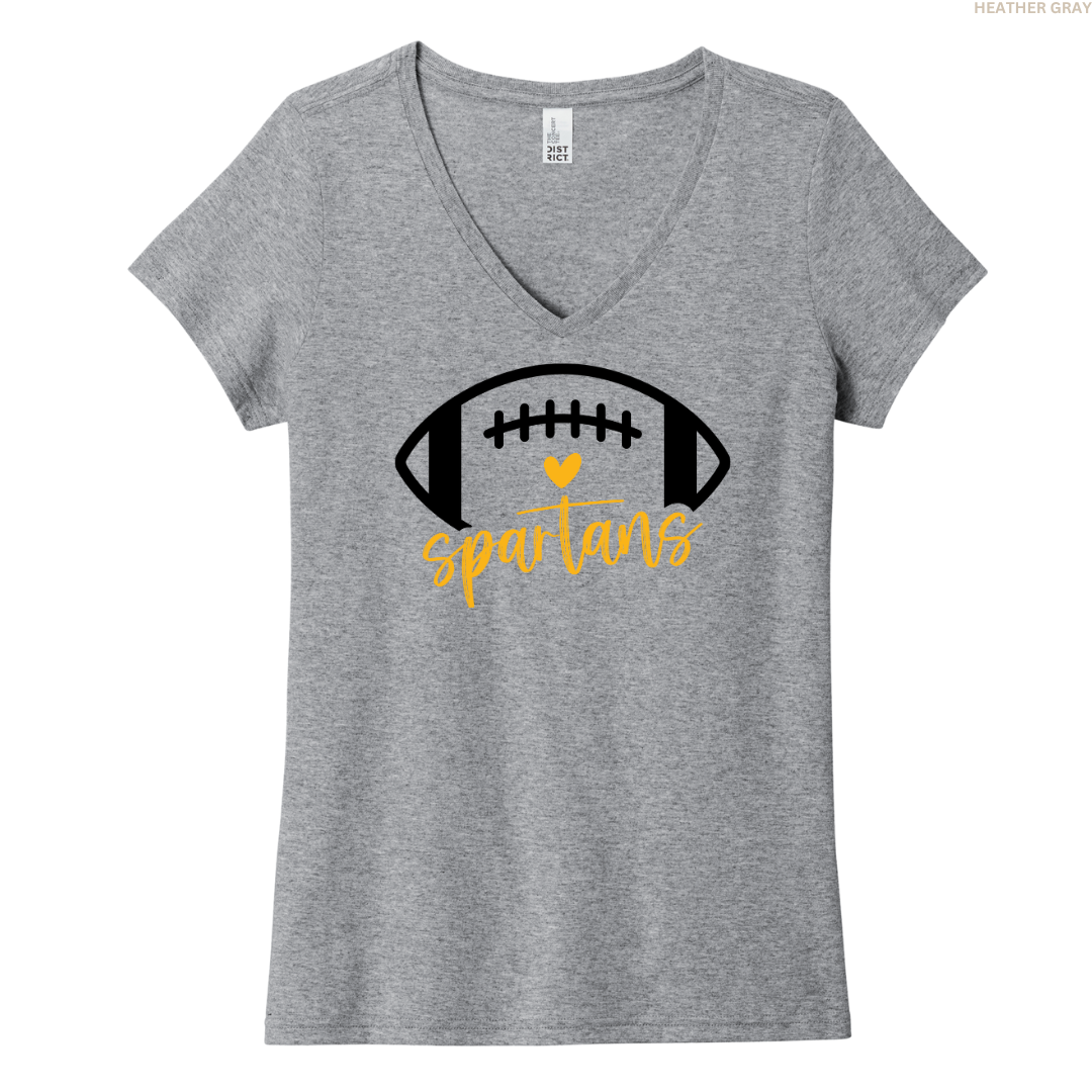 Spartans Football Women's V-neck