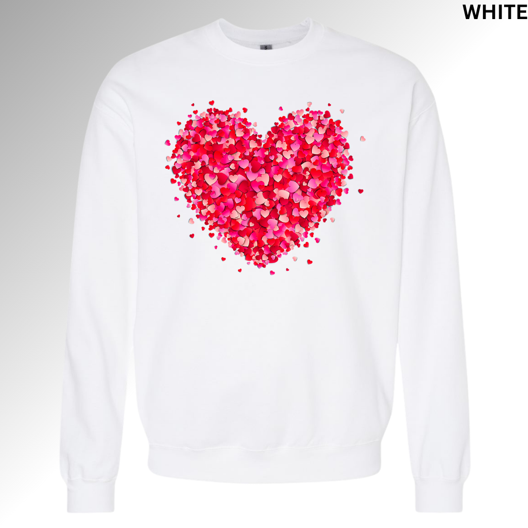 Big Heart Valentine Sweatshirt | Bold Cozy Graphic