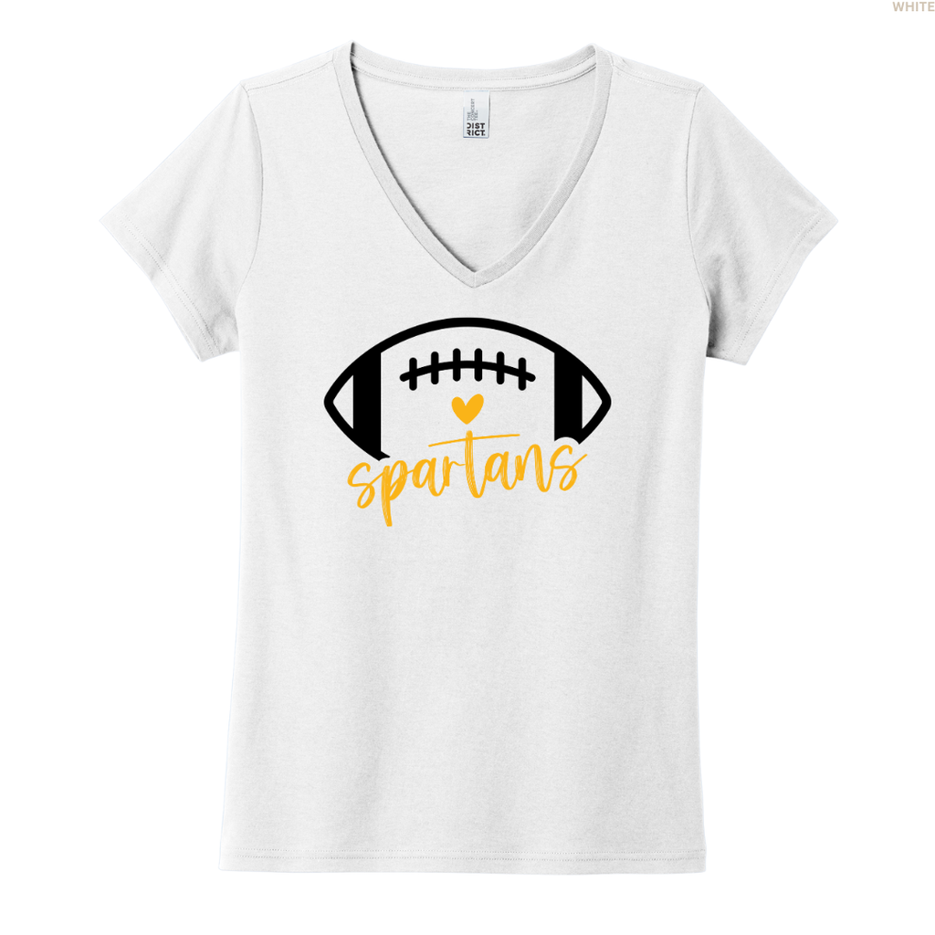 Spartans Football Women's V-neck