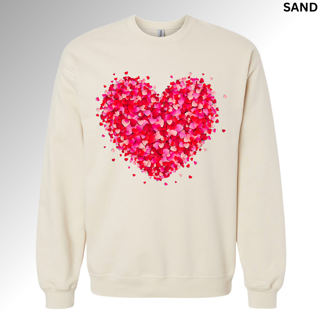 Big Heart Valentine Sweatshirt | Bold Cozy Graphic