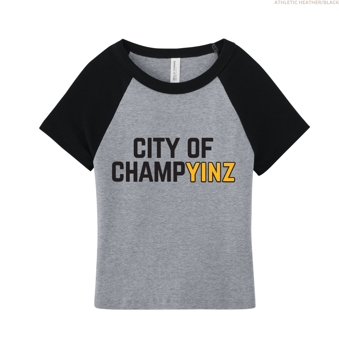 Pittsburgh Women's Raglan Baby Tee Collection