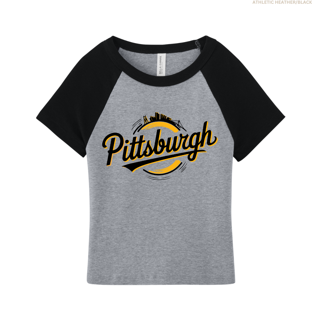 Pittsburgh Women's Raglan Baby Tee Collection
