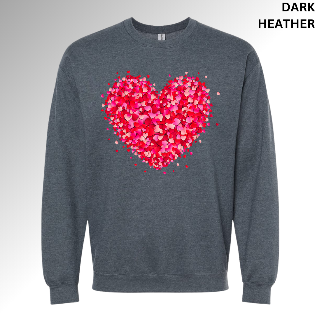 Big Heart Valentine Sweatshirt | Bold Cozy Graphic