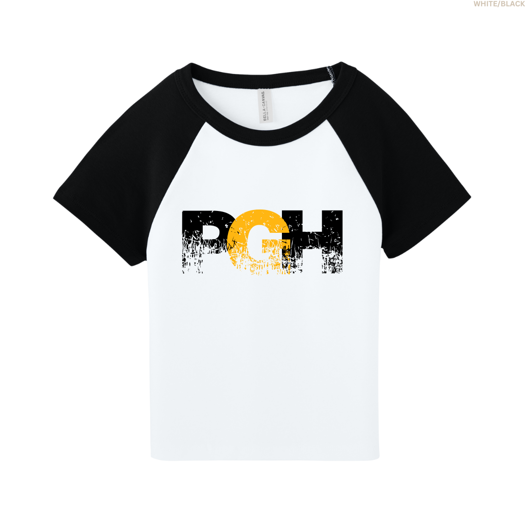 Pittsburgh Women's Raglan Baby Tee Collection