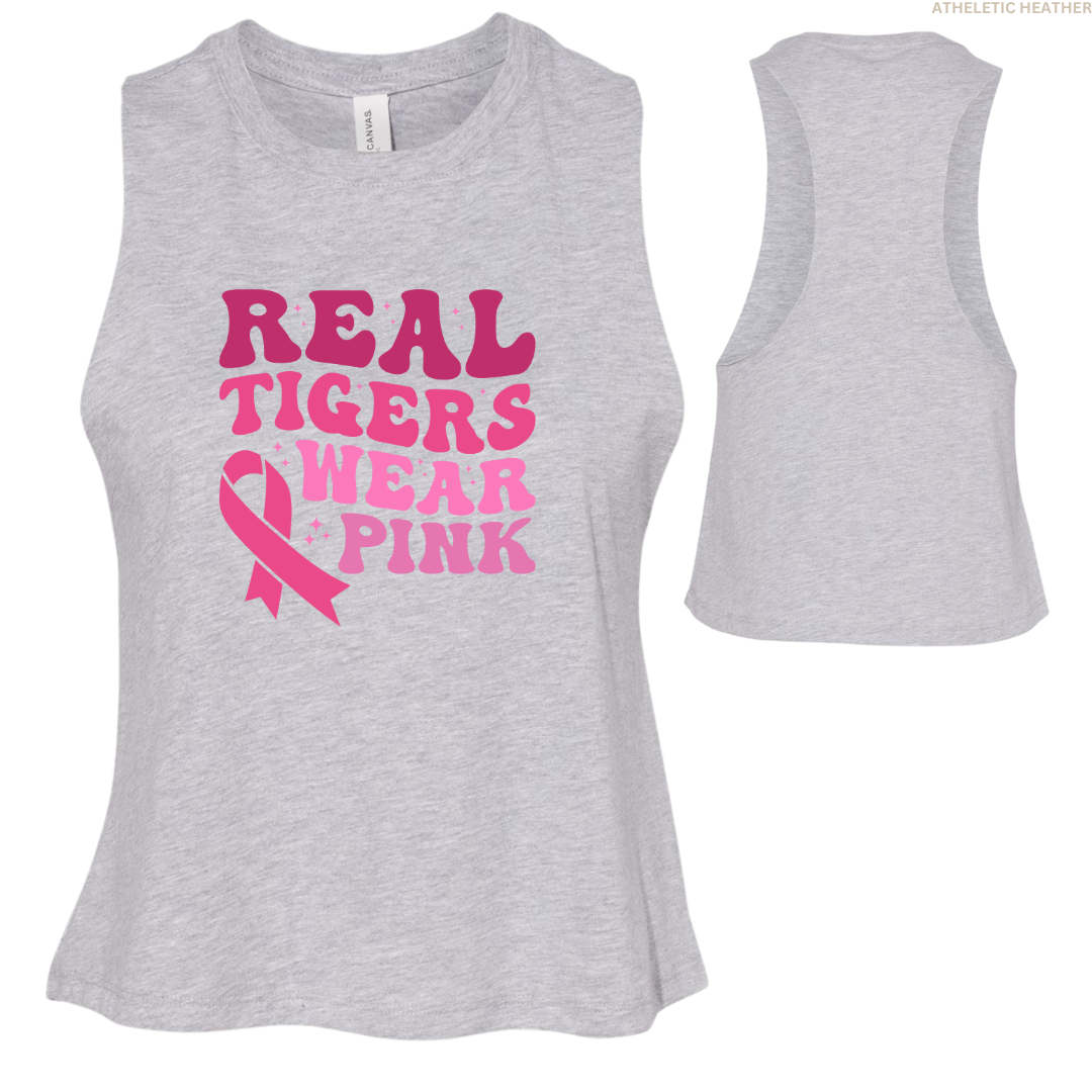 Real Tigers Wear Pink Women's Tanks