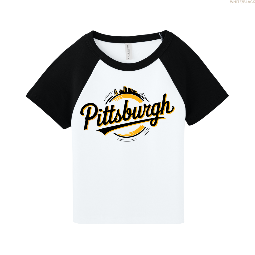 Pittsburgh Women's Raglan Baby Tee Collection
