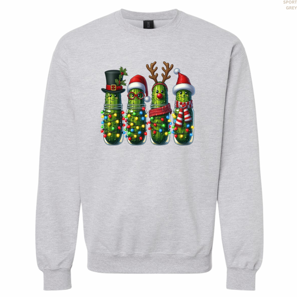 Christmas Pickle Unisex Crewneck Sweatshirt