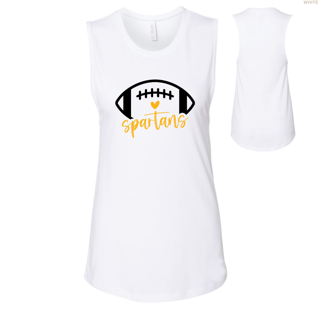 Spartans Football Women's Muscle Tank