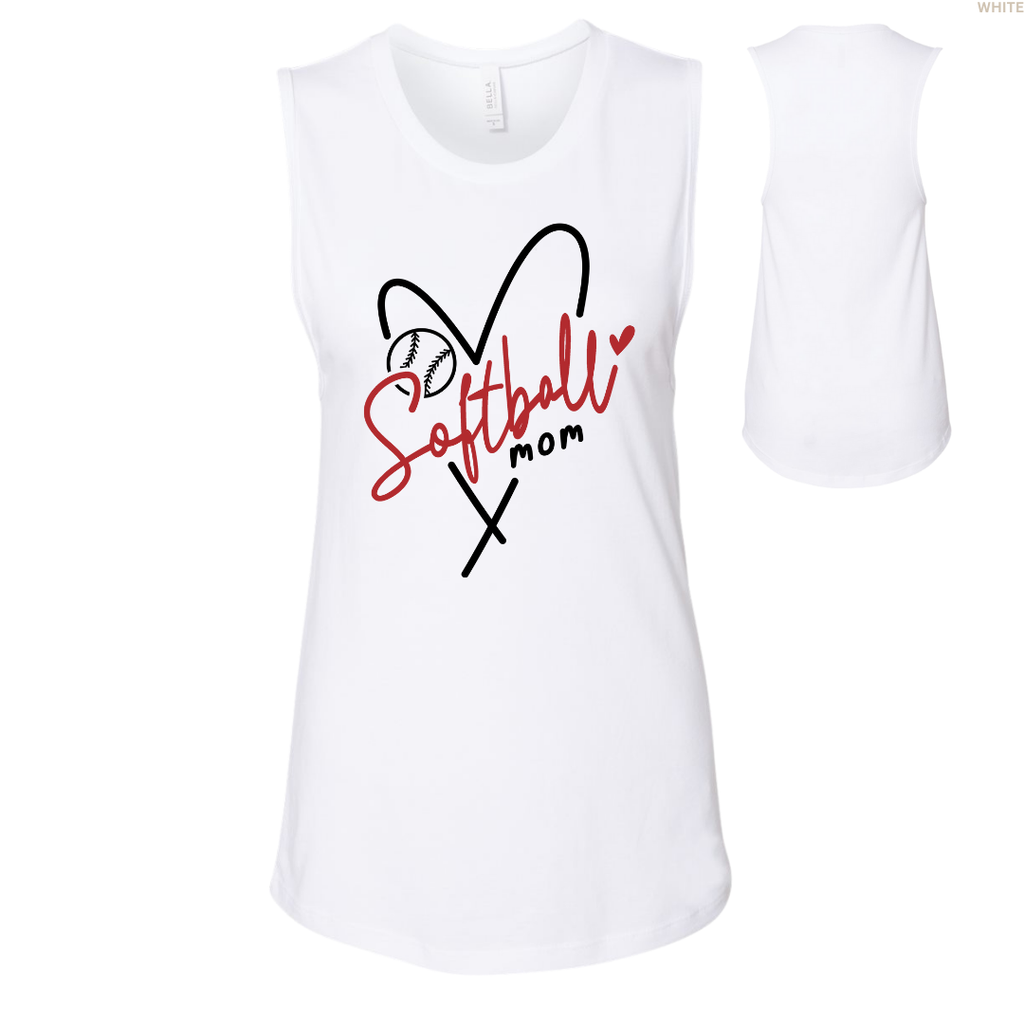 Softball Mom Women's Muscle Tank