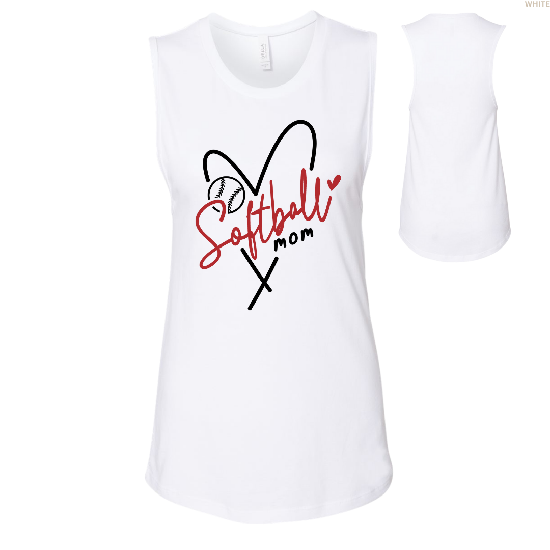 Softball Mom Women's Muscle Tank