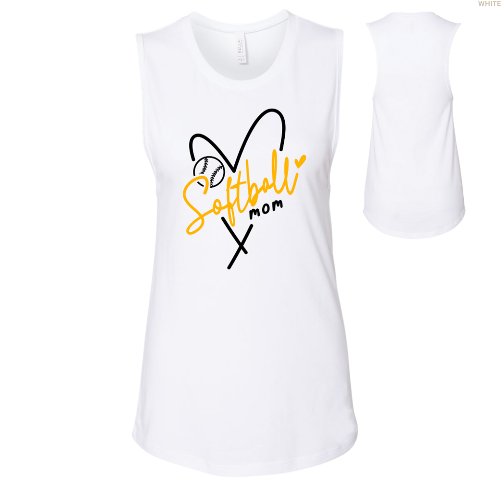 Softball Mom Women's Muscle Tank