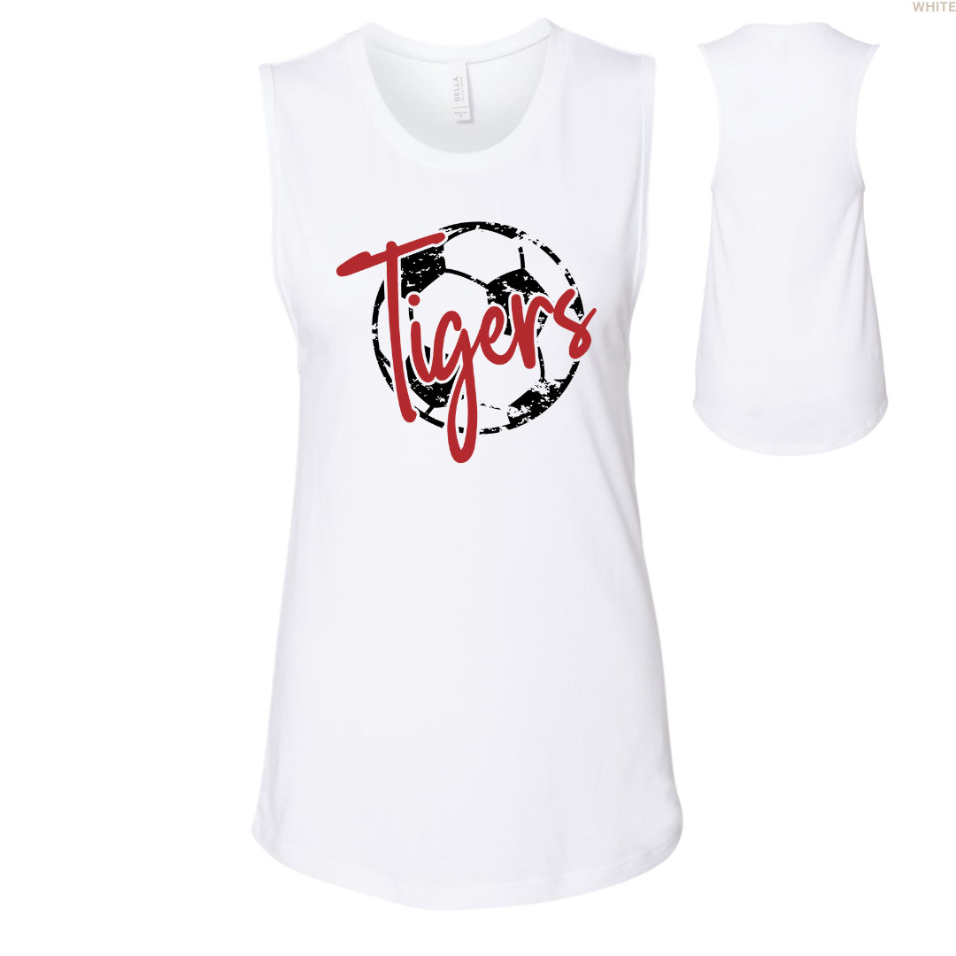 Tigers Soccer Women's Muscle Tank