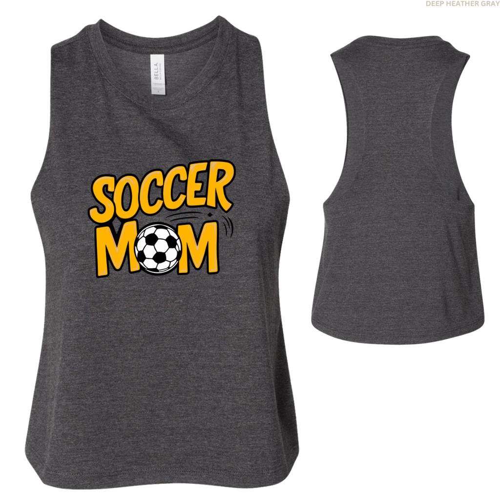 Soccer Mom Women's Racerback Cropped Tank