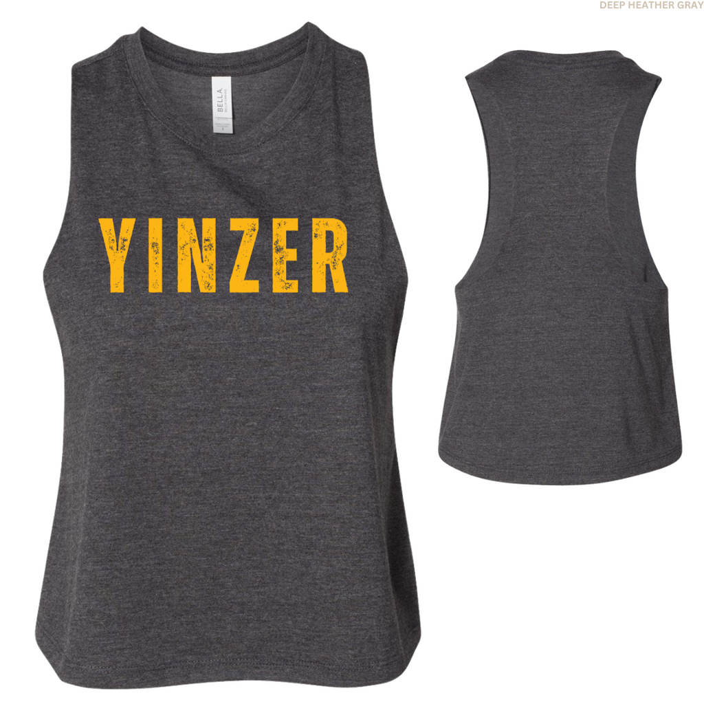 Yinzer Women's Racerback Cropped Tank