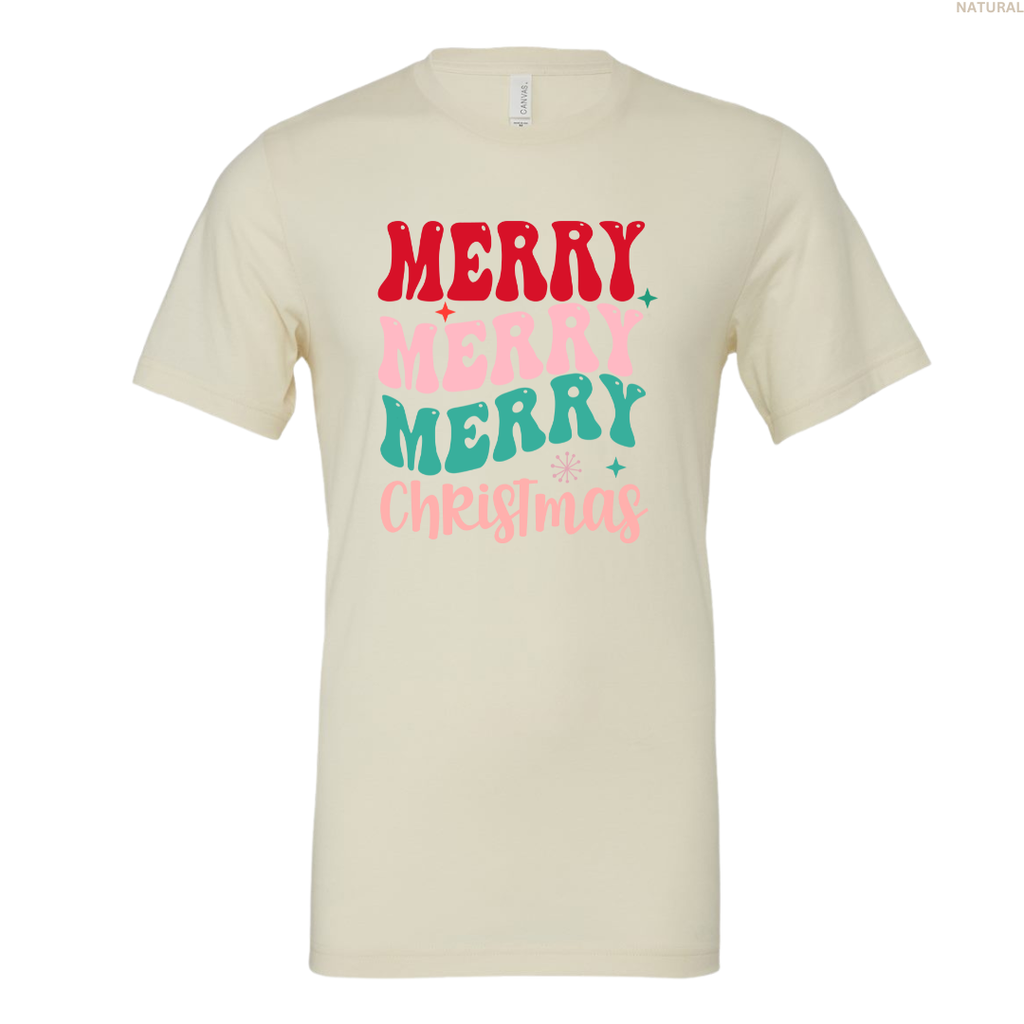 Merry Merry Merry Christmas Unisex T-shirt