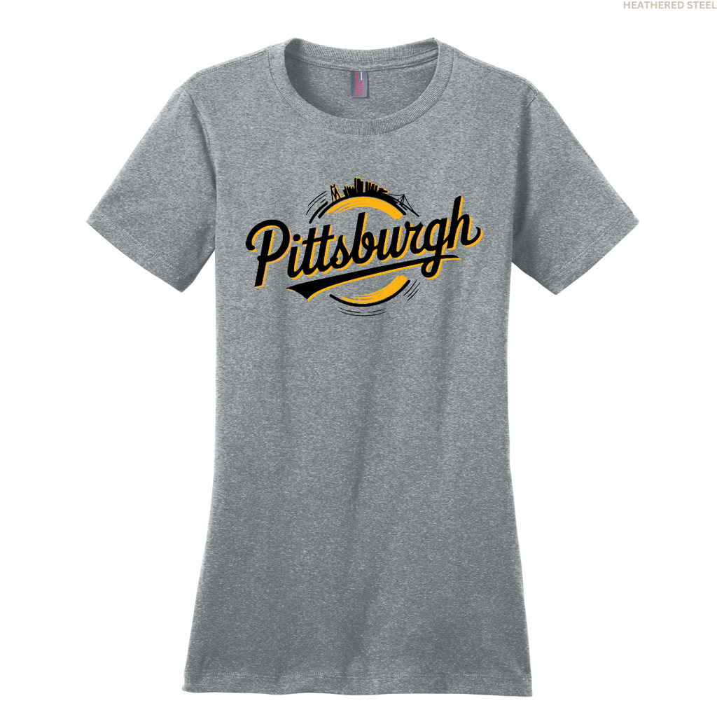 Pittsburgh Circle Skyline Women's Tee