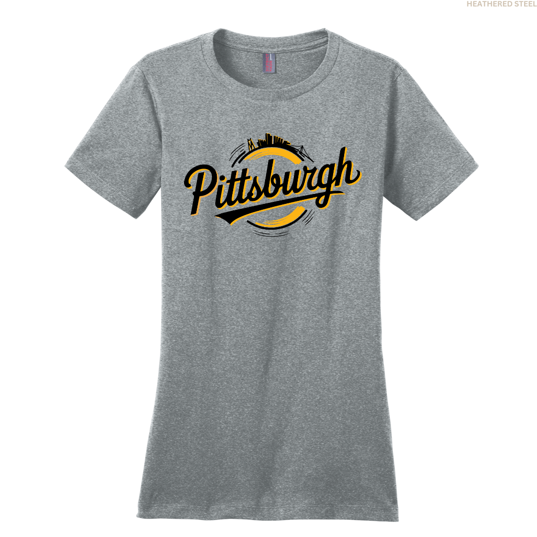 Pittsburgh Circle Skyline Women's Tee