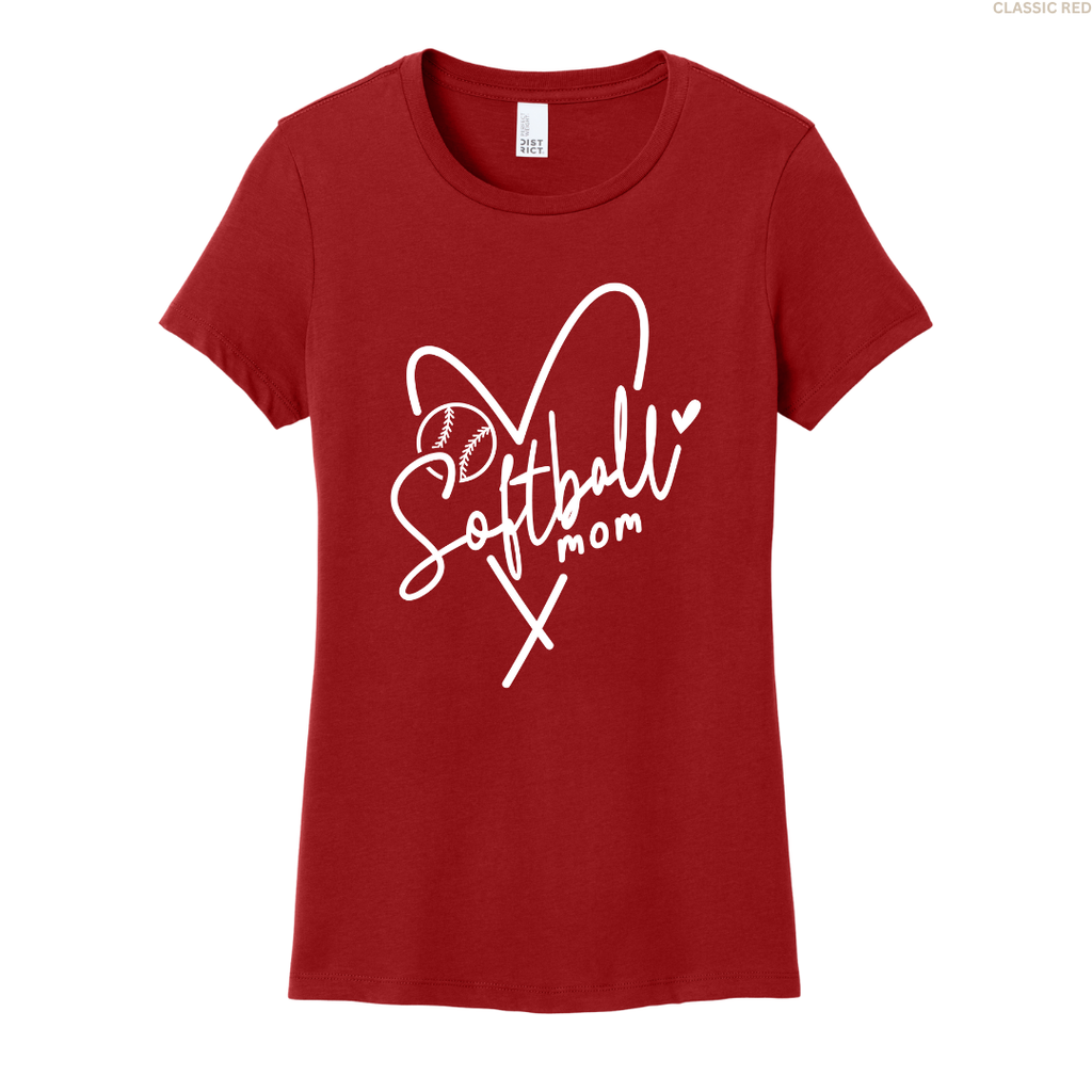 Softball Mom Women's Perfect Tee