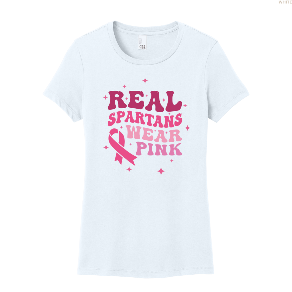 Real Spartans Wear Pink Women's Perfect Tee