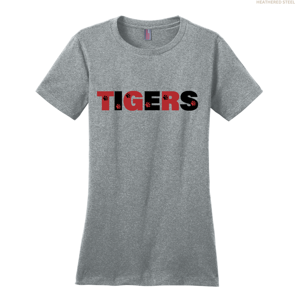 Tigers Paw Prints Women's Perfect Tee