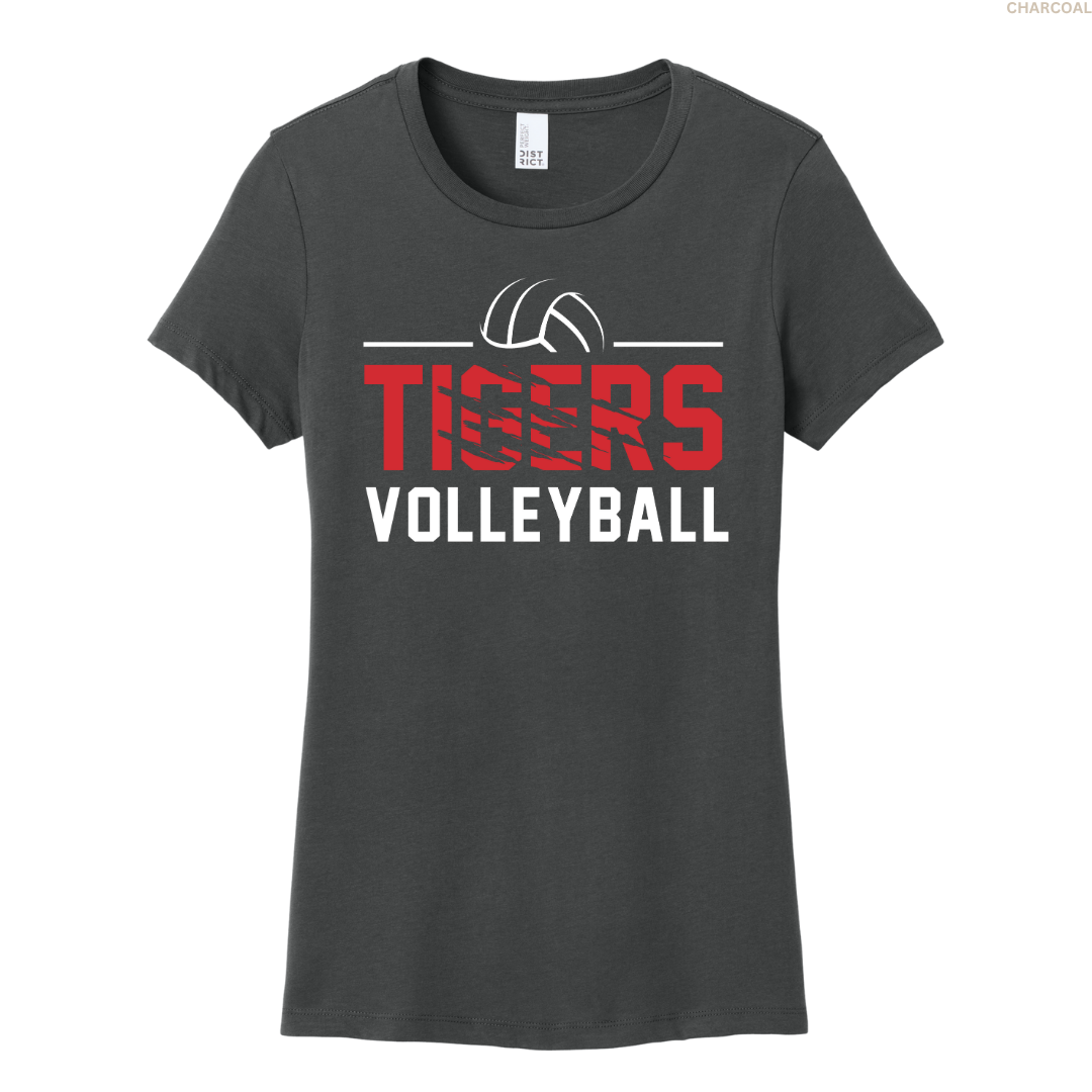 Tigers Volleyball Claw Women's Perfect Tee