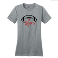 Tigers Football Heart Women's Perfect Tee